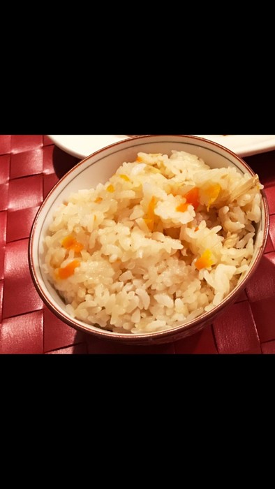 【みくり飯】生姜の炊き込みご飯の写真