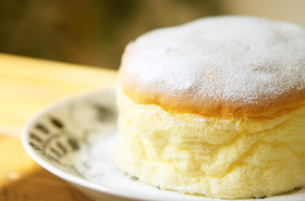 簡単混ぜて行くだけ♪スフレチーズケーキ♪