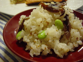 干し椎茸の甘辛☆ちらし