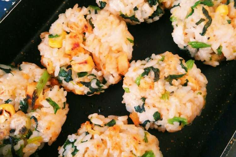 ケチャップ風味の焼おにぎり こどもご飯 レシピ 作り方 By よここ クックパッド