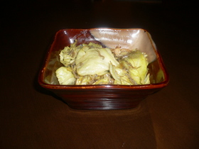 キャベツと油揚げの煮びたし