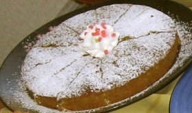 アイスでケーキ(^^♪~杏仁~