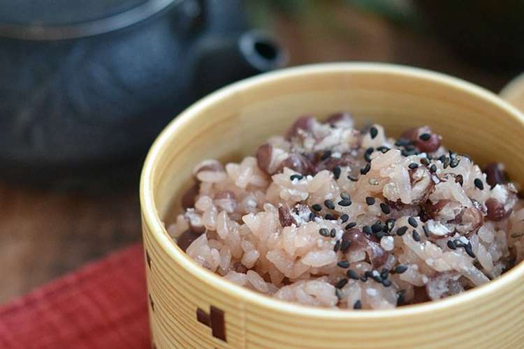 お祝いのお膳にお赤飯 レシピ 作り方 By 鈴木美鈴 クックパッド 簡単おいしいみんなのレシピが355万品
