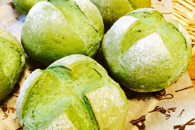 ベジパン 小松菜パン 野菜練込み生地 レシピ 作り方 By ほのぼの クックパッド 簡単おいしいみんなのレシピが361万品