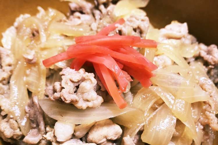 麺つゆで 簡単 吉 家風牛丼 レシピ 作り方 By Mighty68 クックパッド 簡単おいしいみんなのレシピが364万品
