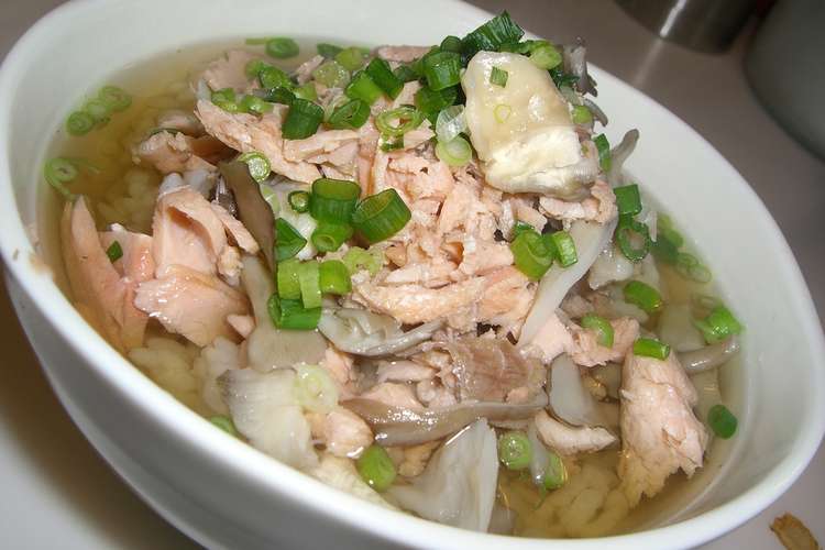 簡単で美味しい お母さんの鮭雑炊 レシピ 作り方 By Ayabian クックパッド 簡単おいしいみんなのレシピが357万品
