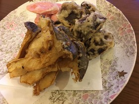 簡単♪エリンギと椎茸の天ぷら