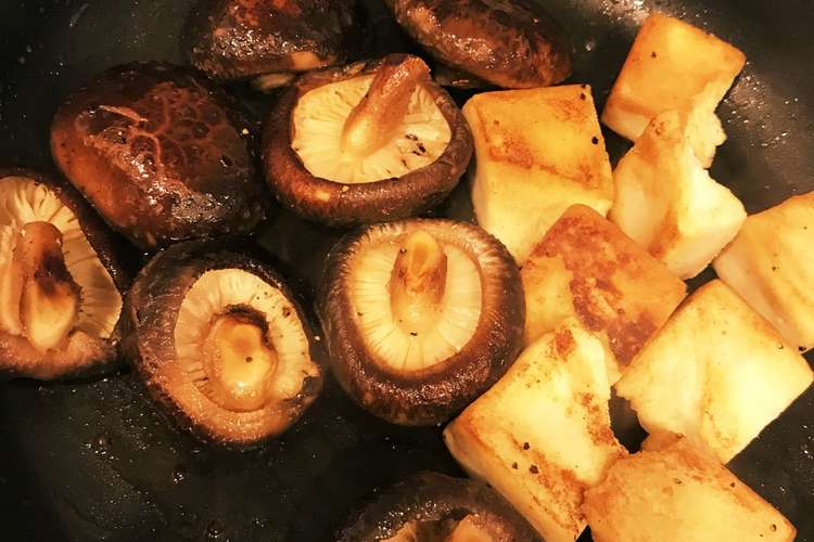 乾燥椎茸と高野豆腐のステーキ レシピ 作り方 By いちご家のずぼら飯 クックパッド 簡単おいしいみんなのレシピが367万品