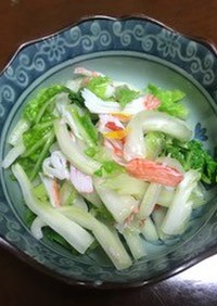 白菜の柚子サラダ