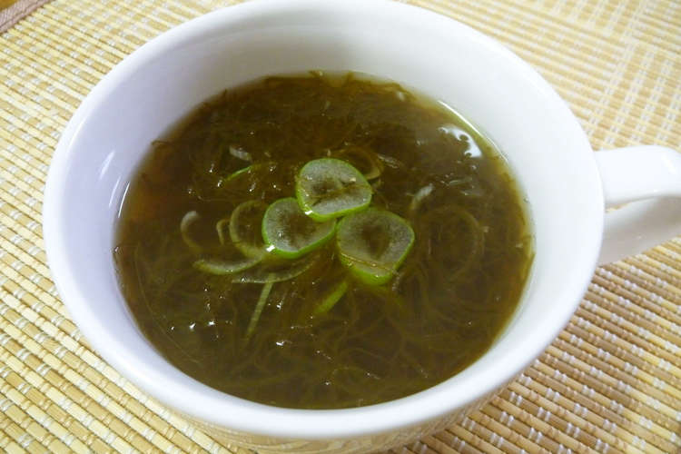 ヘルシー もずくスープ レシピ 作り方 By ぎまーる クックパッド