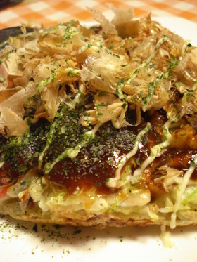 お好み焼き♪玉葱プラスでジューシーです♪