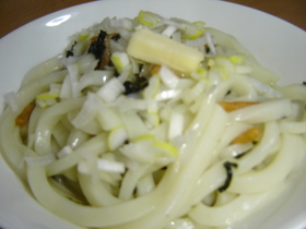 からめうどん☆お茶漬けのり風味