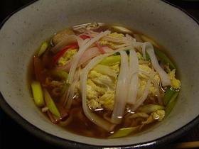 「艶うどん」で卵とじうどん