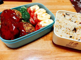定番だけどやっぱり美味しいハンバーグ弁当