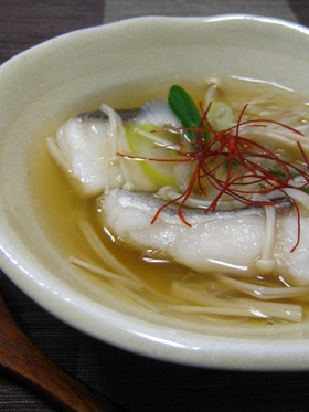 タラと春雨のスープ