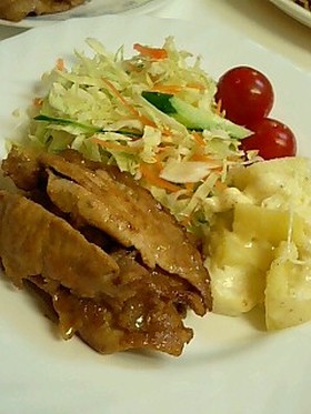 豚肉の華麗な正油焼き♪