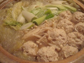 ヘルシ〜★ふんわり鶏つみれ鍋