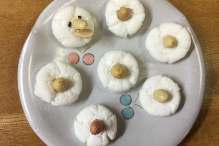 ケーキの飾りにも マシュマロで作るお花 レシピ 作り方 By 杏野由実 クックパッド 簡単おいしいみんなのレシピが359万品