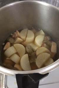 塩豚と根菜の煮物