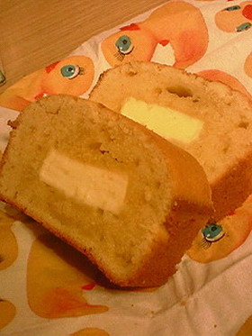クリームチーズをそのまま!パウンドケーキ
