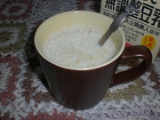 素朴なお味の豆乳バナナの写真