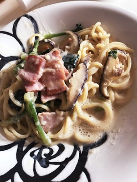 味噌が決め手!豆乳クリームパスタ