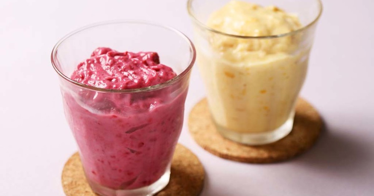 ラズベリーピーチスムージーのレシピ