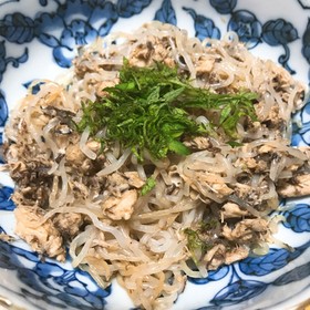 簡単!ヘルシー!サバ缶としらたきの炒め物