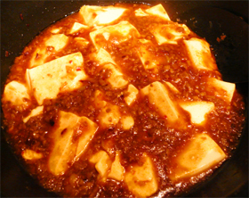 複雑な材料を使わない麻婆豆腐