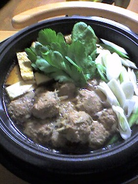牛蒡入りっ!美味しい肉団子の鍋