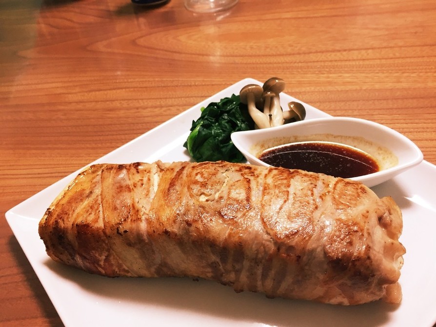 美味しくダイエット☆肉巻き豆腐ステーキの画像
