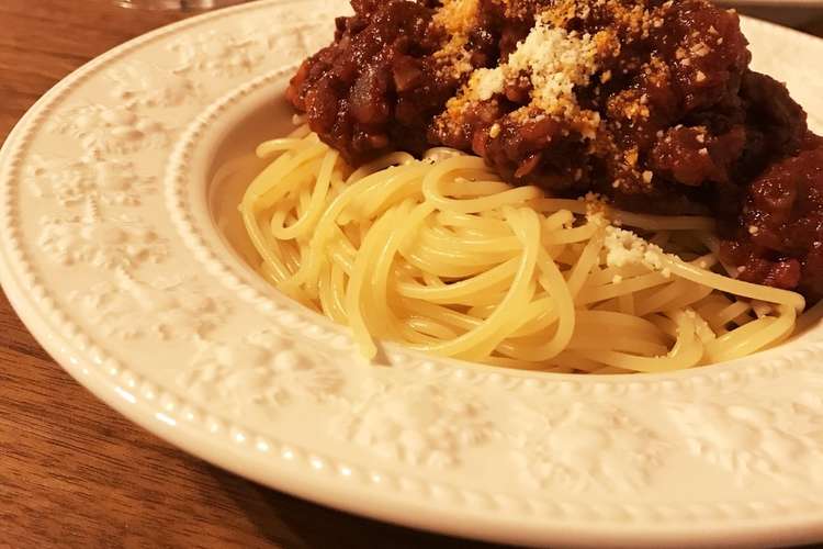 ステーキ肉で作るミートソースパスタ レシピ 作り方 By うまいあれ クックパッド 簡単おいしいみんなのレシピが353万品