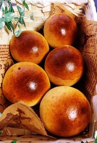 常温発酵★マーガリンたっぷり丸パン