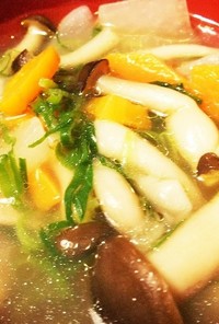 サッと作ったなんちゃって中華風スープ