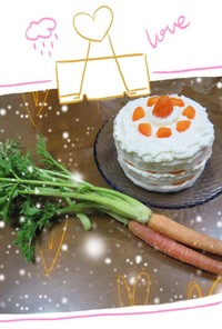 甘くない誕生日ケーキ(1歳)