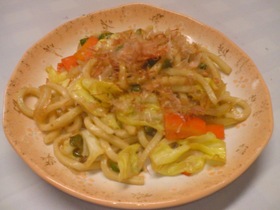 野菜でカンタン☆焼きうどん