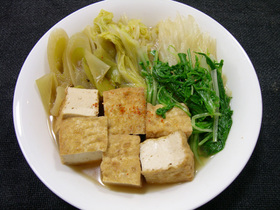 厚揚げと白菜の煮物~お野菜たっぷり~