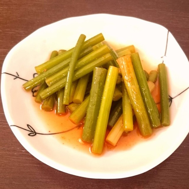 R指定 ニンニクの芽のスタミナ漬け レシピ 作り方 By チャンコ ラボ クックパッド 簡単おいしいみんなのレシピが360万品