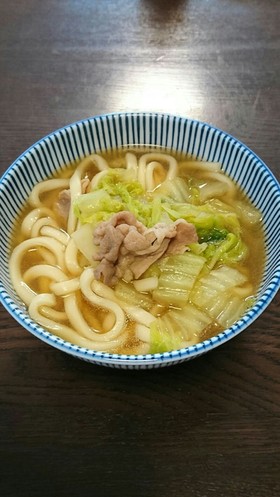 豚肩ロースと白菜の煮込みうどん