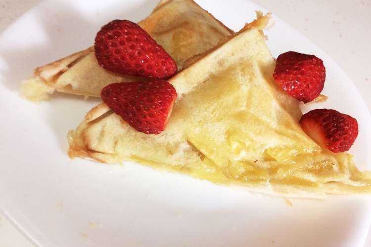 バナナとりんごのホットサンド レシピ 作り方 By みぽりんクックママ クックパッド 簡単おいしいみんなのレシピが360万品