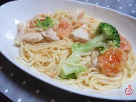 チキントマトクリームパスタ