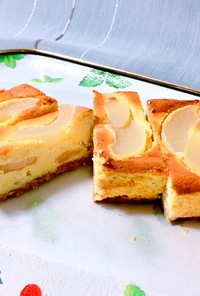 ひな祭り♡桃のチーズケーキ