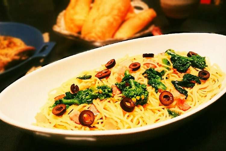 菜の花とベーコンのパスタ レシピ 作り方 By こまる氏 クックパッド 簡単おいしいみんなのレシピが367万品