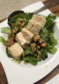 氷豆腐のサラダ
