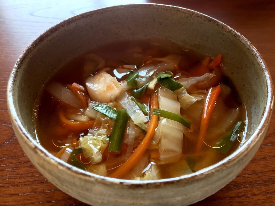 韓国風ピリ辛野菜スープの画像