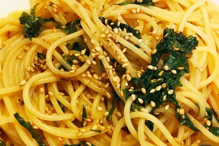初心者でも簡単 梅とシソのパスタ レシピ 作り方 By Maloku クックパッド