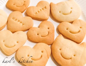 簡単かわいい楽しい型抜きクッキー覚書