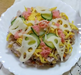 ひな祭りに!手作り五目のちらし寿司