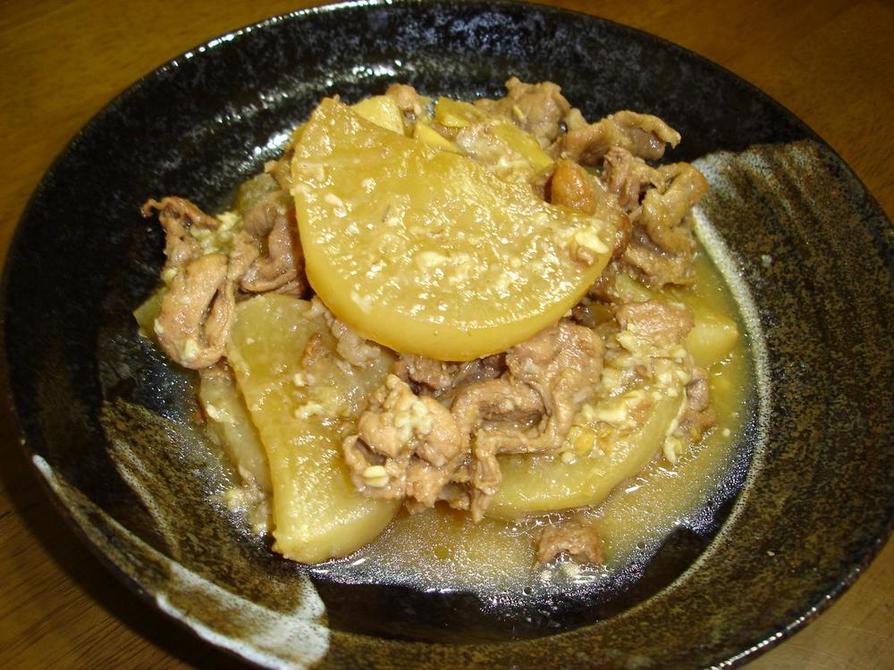 大根と豚肉のしっかり味噌煮の画像