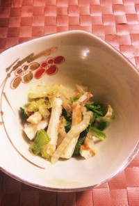 副菜 小松菜と白菜のあっさり和え物